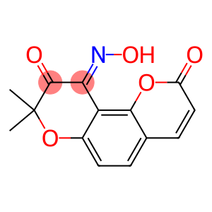 8,8-dimethyl-2H,8H-pyrano[2,3-f]chromene-2,9,10-trione 10-oxime