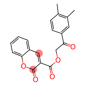 2-(3,4-dimethylphenyl)-2-oxoethyl 2-oxo-2H-chromene-3-carboxylate