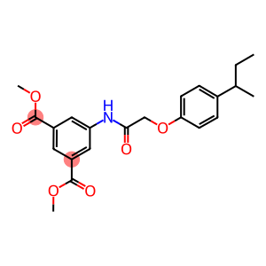 dimethyl 5-{[(4-sec-butylphenoxy)acetyl]amino}isophthalate