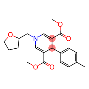 dimethyl 4-(4-methylphenyl)-1-(tetrahydro-2-furanylmethyl)-1,4-dihydro-3,5-pyridinedicarboxylate