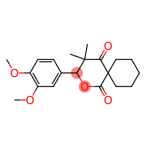 3-(3,4-dimethoxyphenyl)-4,4-dimethyl-2-oxaspiro[5.5]undecane-1,5-dione