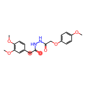 2-(3,4-dimethoxyphenyl)-N'-[(4-methoxyphenoxy)acetyl]acetohydrazide