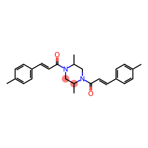 2,5-dimethyl-1,4-bis[3-(4-methylphenyl)acryloyl]piperazine