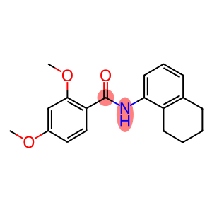 2,4-dimethoxy-N-(5,6,7,8-tetrahydro-1-naphthalenyl)benzamide