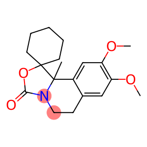 8,9-dimethoxy-10b-methyl-1,5,6,10b-tetrahydrospiro([1,3]oxazolo[4,3-a]isoquinoline-1,1'-cyclohexane)-3-one