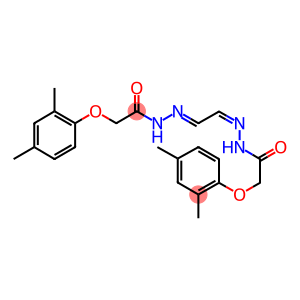 2-(2,4-dimethylphenoxy)-N'-(2-{[(2,4-dimethylphenoxy)acetyl]hydrazono}ethylidene)acetohydrazide
