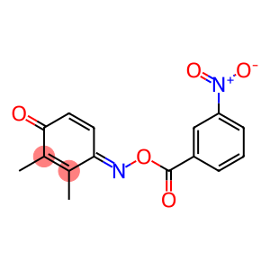 2,3-dimethylbenzo-1,4-quinone 1-(O-{3-nitrobenzoyl}oxime)