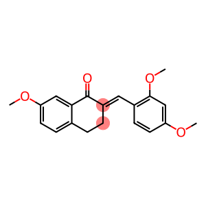 2-(2,4-dimethoxybenzylidene)-7-methoxy-3,4-dihydro-1(2H)-naphthalenone
