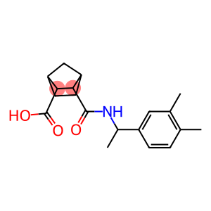 3-({[1-(3,4-dimethylphenyl)ethyl]amino}carbonyl)bicyclo[2.2.1]heptane-2-carboxylic acid