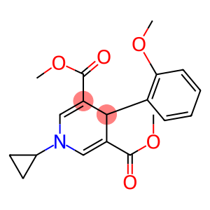 dimethyl 1-cyclopropyl-4-(2-methoxyphenyl)-1,4-dihydro-3,5-pyridinedicarboxylate