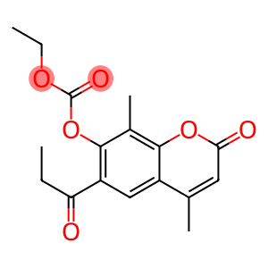 4,8-dimethyl-2-oxo-6-propionyl-2H-chromen-7-yl ethyl carbonate