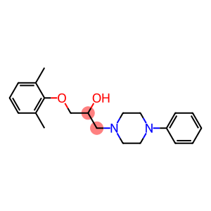 1-(2,6-dimethylphenoxy)-3-(4-phenyl-1-piperazinyl)-2-propanol