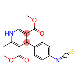 2,6-Dimethyl-4-(4-isothiocyanatophenyl)-1,4-dihydro-3,5-pyridinedicarboxylic acid dimethyl ester