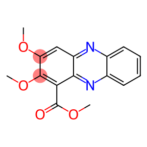 2,3-Dimethoxy-1-phenazinecarboxylic acid methyl ester