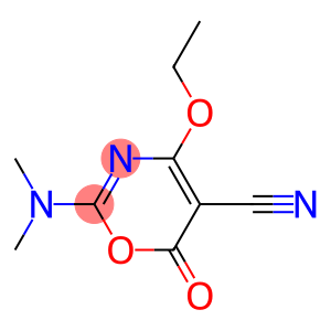 2-Dimethylamino-4-ethoxy-6-oxo-6H-1,3-oxazine-5-carbonitrile