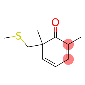 2,6-Dimethyl-6-[methylthiomethyl]-2,4-cyclohexadien-1-one