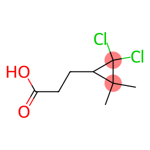 3,3-Dimethyl-2,2-dichlorocyclopropanepropionic acid