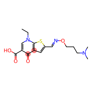 2-[[3-(Dimethylamino)propoxy]iminomethyl]-7-ethyl-4,7-dihydro-4-oxothieno[2,3-b]pyridine-5-carboxylic acid
