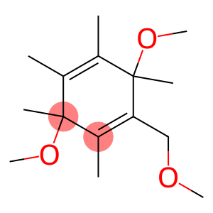 3,6-Dimethoxy-1-methoxymethyl-2,3,4,5,6-pentamethyl-1,4-cyclohexadiene