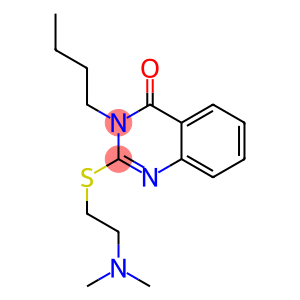 2-[2-(Dimethylamino)ethylthio]-3-butyl-quinazolin-4(3H)-one