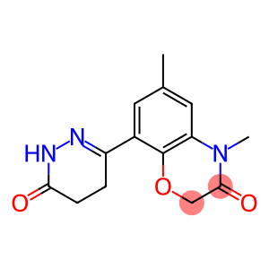 4,6-Dimethyl-8-[(1,4,5,6-tetrahydro-6-oxopyridazin)-3-yl]-4H-1,4-benzoxazin-3(2H)-one