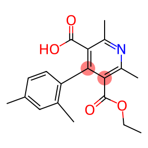 2,6-Dimethyl-4-(2,4-dimethylphenyl)pyridine-3,5-dicarboxylic acid 3-ethyl ester