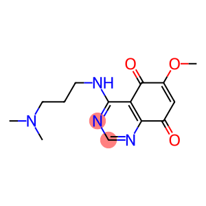 4-(3-Dimethylaminopropylamino)-6-methoxyquinazoline-5,8-dione