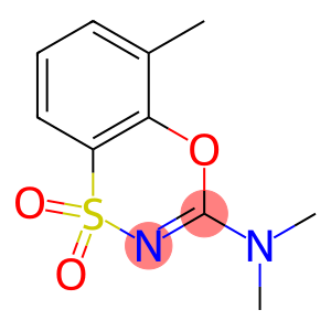 3-(Dimethylamino)-5-methyl-4,1,2-benzoxathiazine 1,1-dioxide
