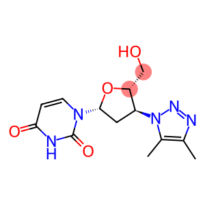 3'-(4,5-Dimethyl-1H-1,2,3-triazol-1-yl)-2',3'-dideoxyuridine