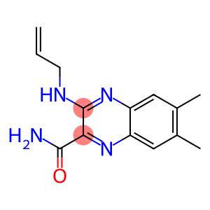 6,7-Dimethyl-3-(allylamino)quinoxaline-2-carboxamide