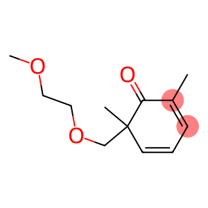 2,6-Dimethyl-6-[(2-methoxyethoxy)methyl]-2,4-cyclohexadien-1-one