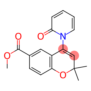 2,2-Dimethyl-6-methoxycarbonyl-4-[(1,2-dihydro-2-oxopyridin)-1-yl]-2H-1-benzopyran