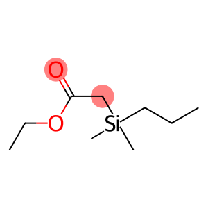 2-[Dimethyl(propyl)silyl]acetic acid ethyl ester