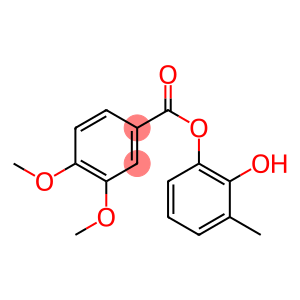 3,4-Dimethoxybenzoic acid 2-hydroxy-3-methylphenyl ester