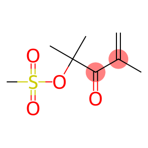 2,4-Dimethyl-4-mesyloxy-1-penten-3-one