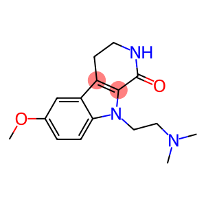9-[2-(Dimethylamino)ethyl]-3,4-dihydro-6-methoxy-9H-pyrido[3,4-b]indol-1(2H)-one