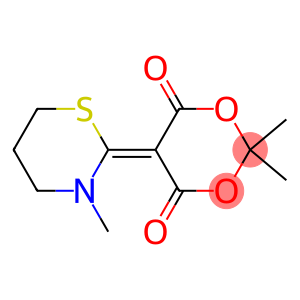 2,2-Dimethyl-5-[(tetrahydro-3-methyl-2H-1,3-thiazin)-2-ylidene]-1,3-dioxane-4,6-dione