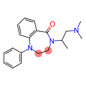 4-(3-Dimethylaminopropan-2-yl)-1-phenyl-1,2,3,4-tetrahydro-5H-1,4-benzodiazepin-5-one