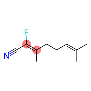 3,7-Dimethyl-2-fluoro-2,6-octadienenitrile