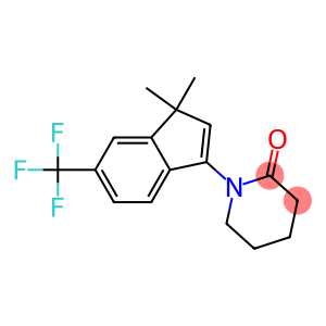 1-(1,1-Dimethyl-6-trifluoromethyl-1H-inden-3-yl)piperidin-2-one