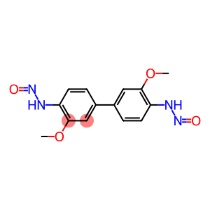 3,3'-Dimethoxy-N,N'-dinitroso[1,1'-biphenyl]-4,4'-diamine