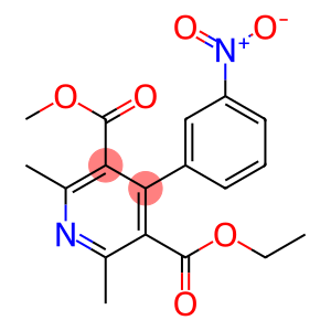 2,6-Dimethyl-4-(3-nitrophenyl)-3,5-pyridinedicarboxylic acid 5-ethyl 3-methyl ester