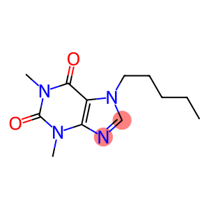 1,3-Dimethyl-7-amylxanthine