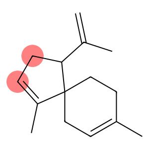 1,8-Dimethyl-4-(1-methylethenyl)spiro[4.5]deca-1,8-diene