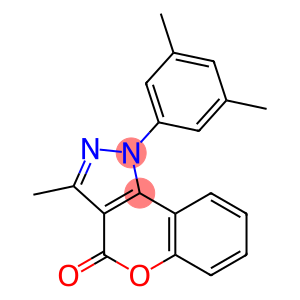 1-(3,5-Dimethylphenyl)-3-methyl[1]benzopyrano[4,3-c]pyrazol-4(1H)-one