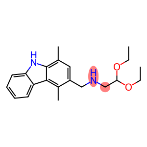 2-[[(1,4-Dimethyl-9H-carbazol-3-yl)methyl]amino]acetaldehyde diethyl acetal