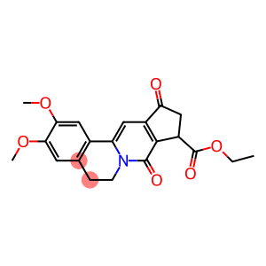 2,3-Dimethoxy-5,6,8,9,10,11-hexahydro-8,11-dioxobenzo[a]cyclopenta[g]quinolizine-9-carboxylic acid ethyl ester