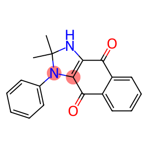2,2-Dimethyl-2,3-dihydro-1-(phenyl)-1H-naphth[2,3-d]imidazole-4,9-dione