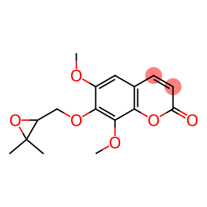 6,8-Dimethoxy-7-[(3-methyl-2,3-epoxybutan-1-yl)oxy]-2H-1-benzopyran-2-one
