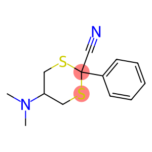 5-(Dimethylamino)-2-[phenyl]-1,3-dithiane-2-carbonitrile